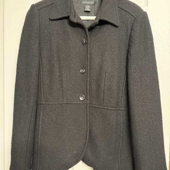 Rafaella Women's Black Viscose/Wool Blazer (sz 14) - Picture 1 of 2